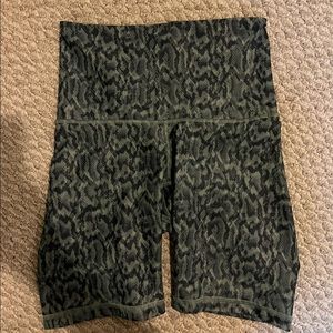Old Navy snakeskin print biker shorts